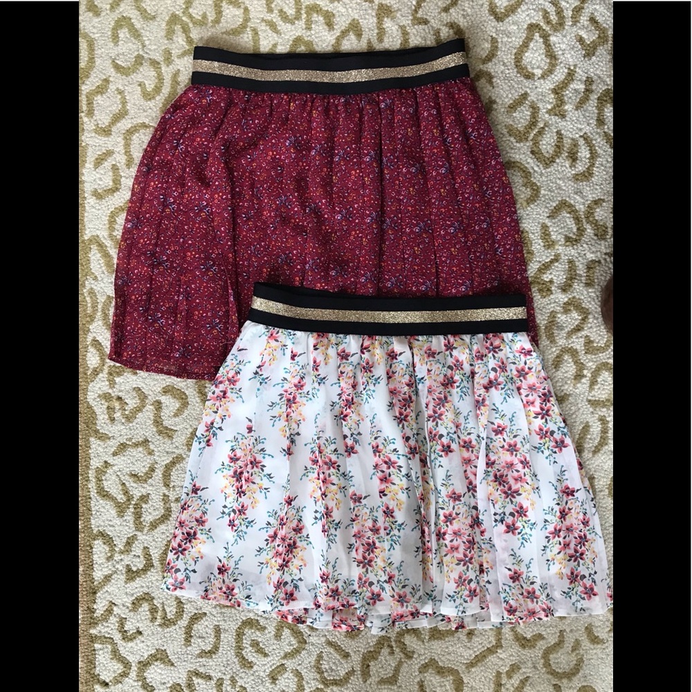 2 Floral Skirts